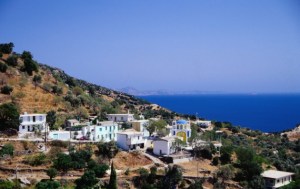 Το χωριό Πλαγιά στην Ικαρία.